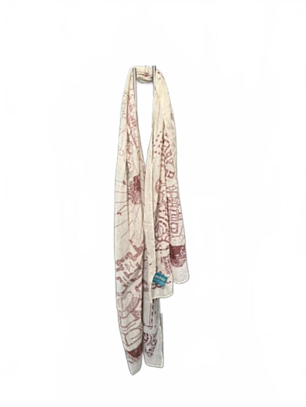 Harry Potter Marauder Map Print Scarf
